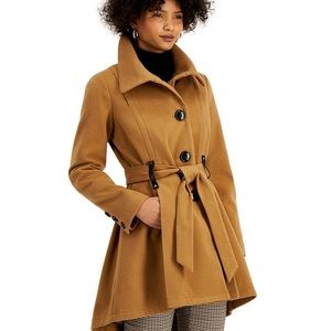 Steve Madden Junior’s Belted Skirt Coat NEVER WORN